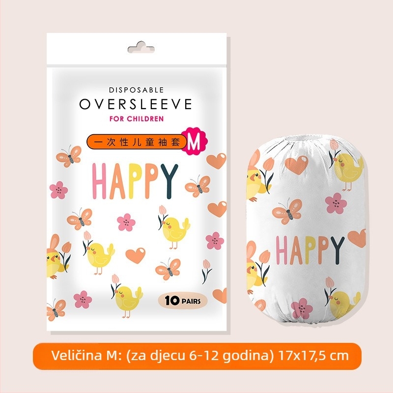 Jednokratne rukave za odrasle i djecu, jesen-zima, otporne na prašinu, vodootporne, otporne na ulje, individualno pakirane