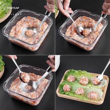 Žlica za kuglice, nehrđajući čelik, model A1J30, za pržene kuglice