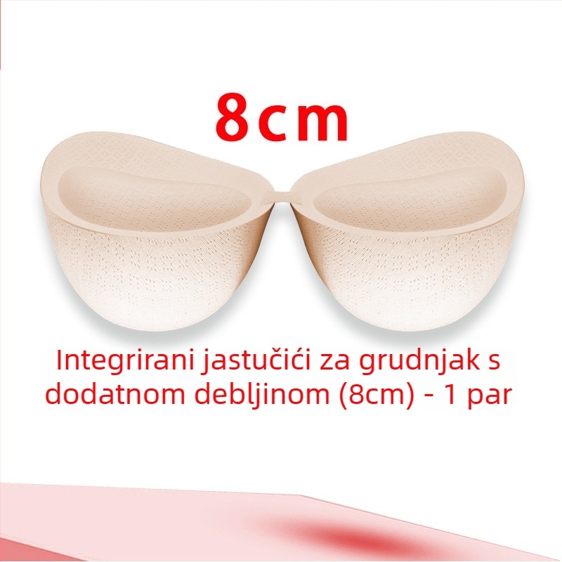 Sportski grudnjak s izmjenjivom najlonskom jastučićem, prozračan, poboljšava oblik