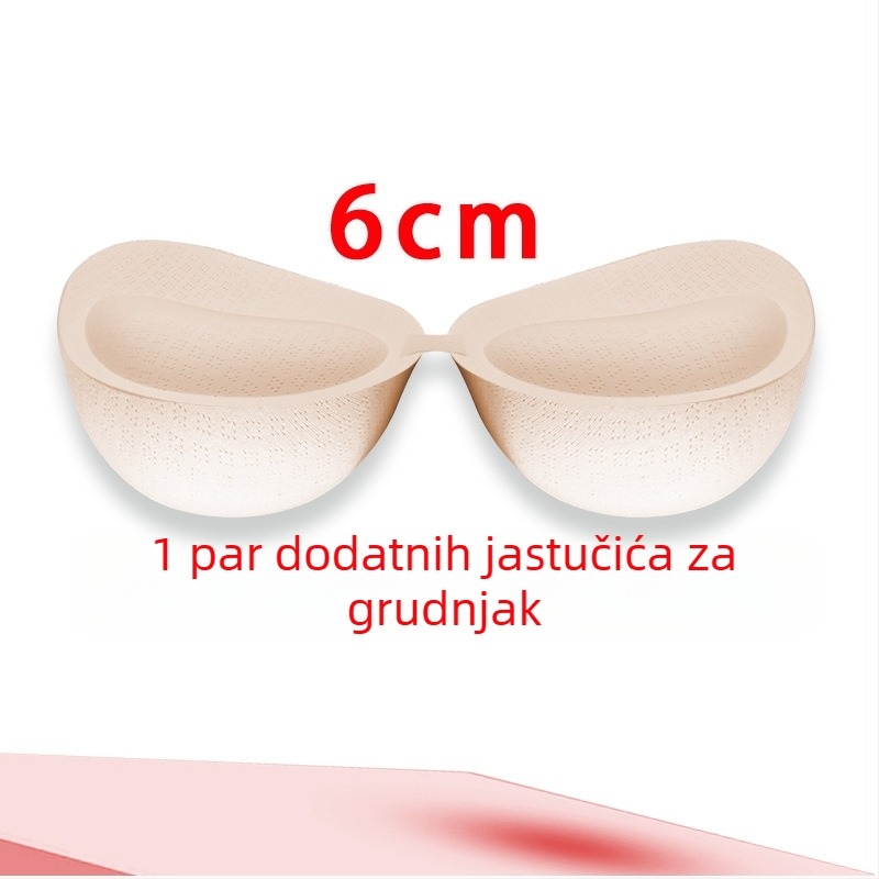 Sportski grudnjak s izmjenjivom najlonskom jastučićem, prozračan, poboljšava oblik