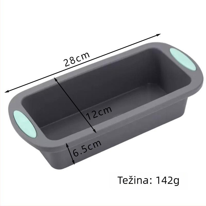 Kalup za pečenje - silikon, neobičnog oblika, otporan na visoke temperature, jednostavno oslobađanje iz kalupa, za pečenje