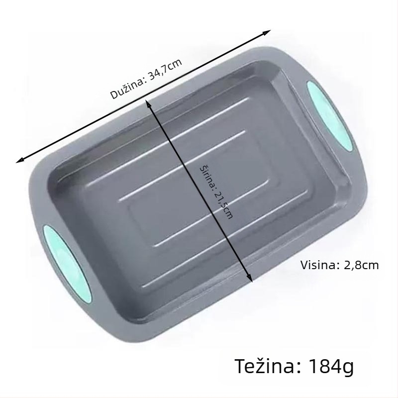 Kalup za pečenje - silikon, neobičnog oblika, otporan na visoke temperature, jednostavno oslobađanje iz kalupa, za pečenje