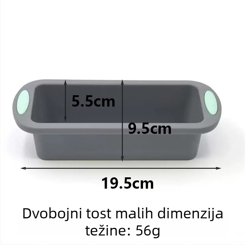 Kalup za pečenje - silikon, neobičnog oblika, otporan na visoke temperature, jednostavno oslobađanje iz kalupa, za pečenje