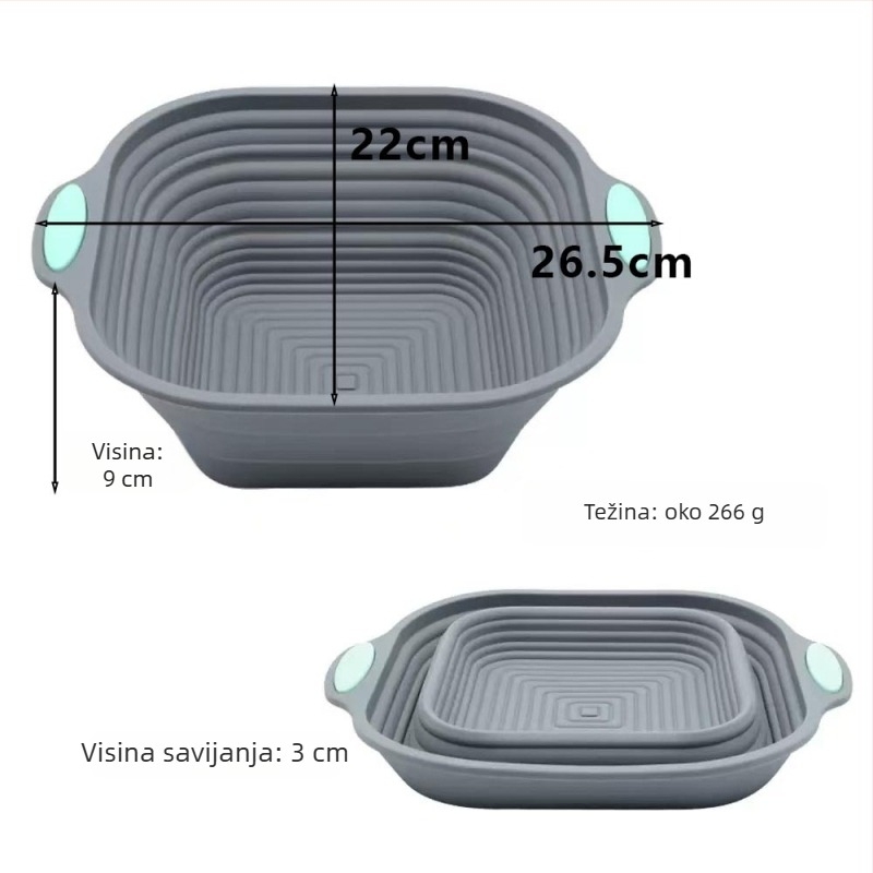 Kalup za pečenje - silikon, neobičnog oblika, otporan na visoke temperature, jednostavno oslobađanje iz kalupa, za pečenje