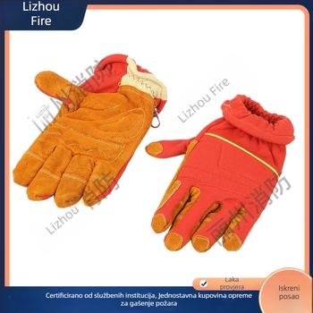 Vatrogasne rukavice od aramidnih vlakana, plamenoodbojna zaštita, otporne na visoke temperature za intervencije u požarima