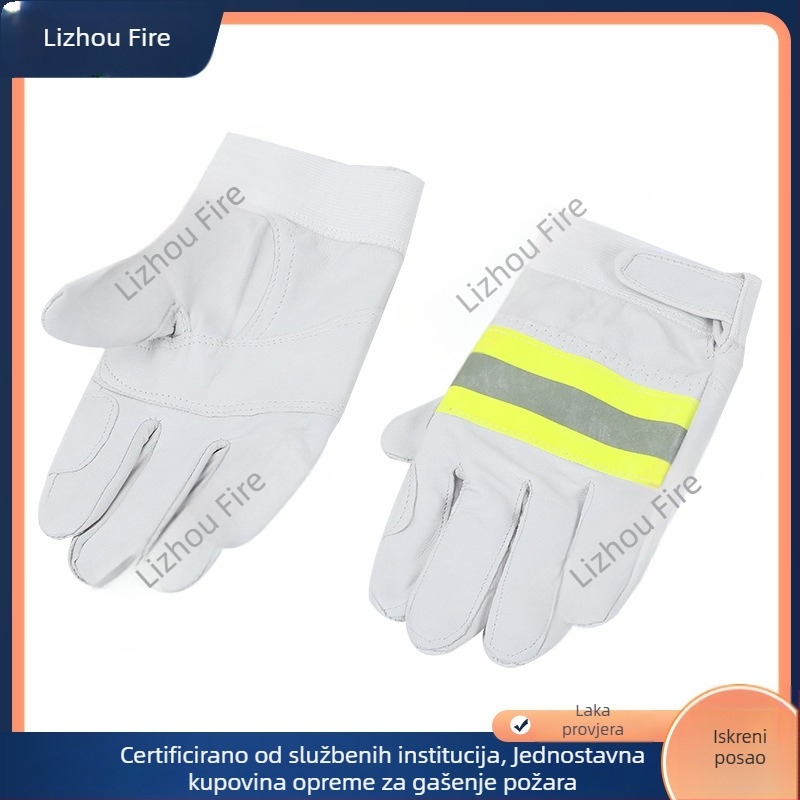 Vatrogasne rukavice od aramidnih vlakana, plamenoodbojna zaštita, otporne na visoke temperature za intervencije u požarima