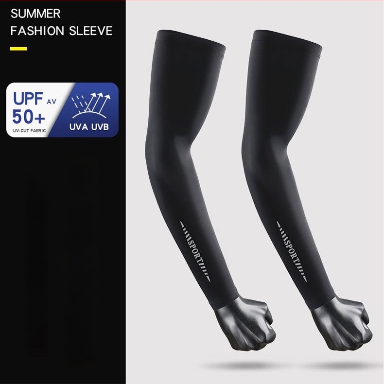 Ljetne UV zaštitne rukavne navlake od ice silk materijala, najlon-spandeks smjesa, tanke i prozračne