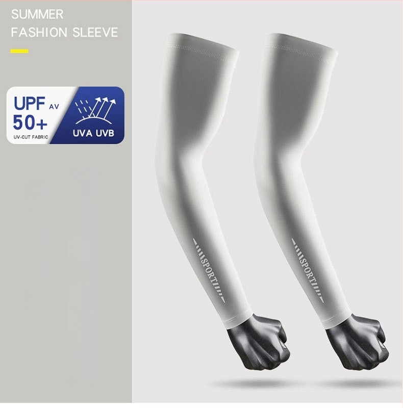 Ljetne UV zaštitne rukavne navlake od ice silk materijala, najlon-spandeks smjesa, tanke i prozračne