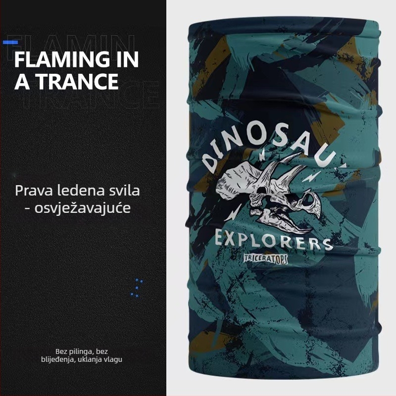 Set ledenih rukava i marame za lice za ljeto, UV zaštita, brzo se suši, lagan materijal, pogodan za vožnju i otvorene aktivnosti.