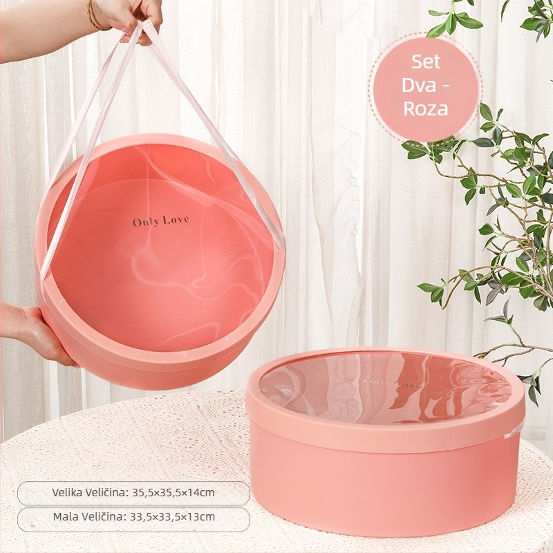 Prilagođena okrugla vodootporna kutija za darove – PVC + karton; broj artikla: Round Waterproof Gift Box; tip proizvoda: Prilagođeno + Na skladištu; Greška: 0.5