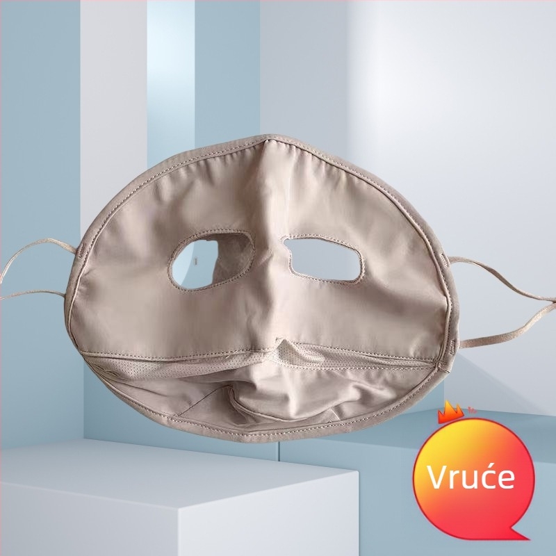 Maska za cijelo lice s UV zaštitom i integriranim ovratnikom, Ice Silk prozračna tkanina, Zaštita od sunca, Zaštita od prašine, Poliester 51–60%