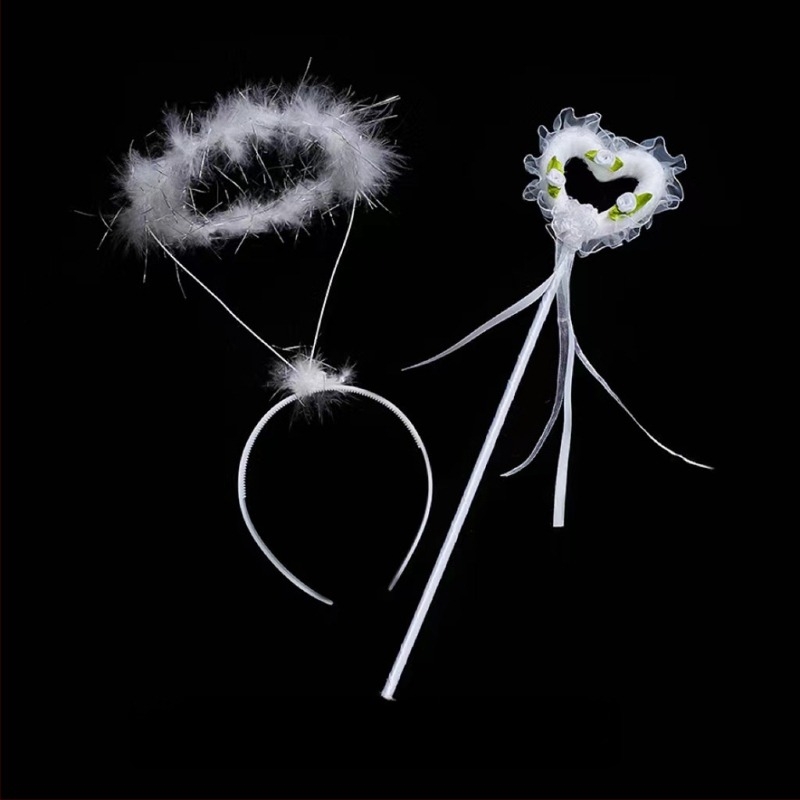 Anđeoska krila za leđa – dječji cosplay rekvizit, ručno izrađeno od perja