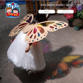 DIY set za krila leptira za djecu — papirni materijal, uzrast 4–6 godina