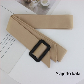 Ženski pojas za windbreaker od tkanine, japanska kopča; marka Golden Pear; pranje, bojanje, spajanje, ručno šivanje; pakiranje: 1 paket u OPP vrećici