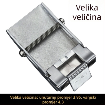 Plastična kopča za pojas, glatka/plosnata, za muškarce, ležerni stil