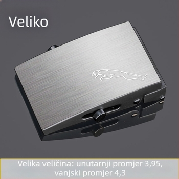 Plastična kopča za pojas, glatka/plosnata, za muškarce, ležerni stil