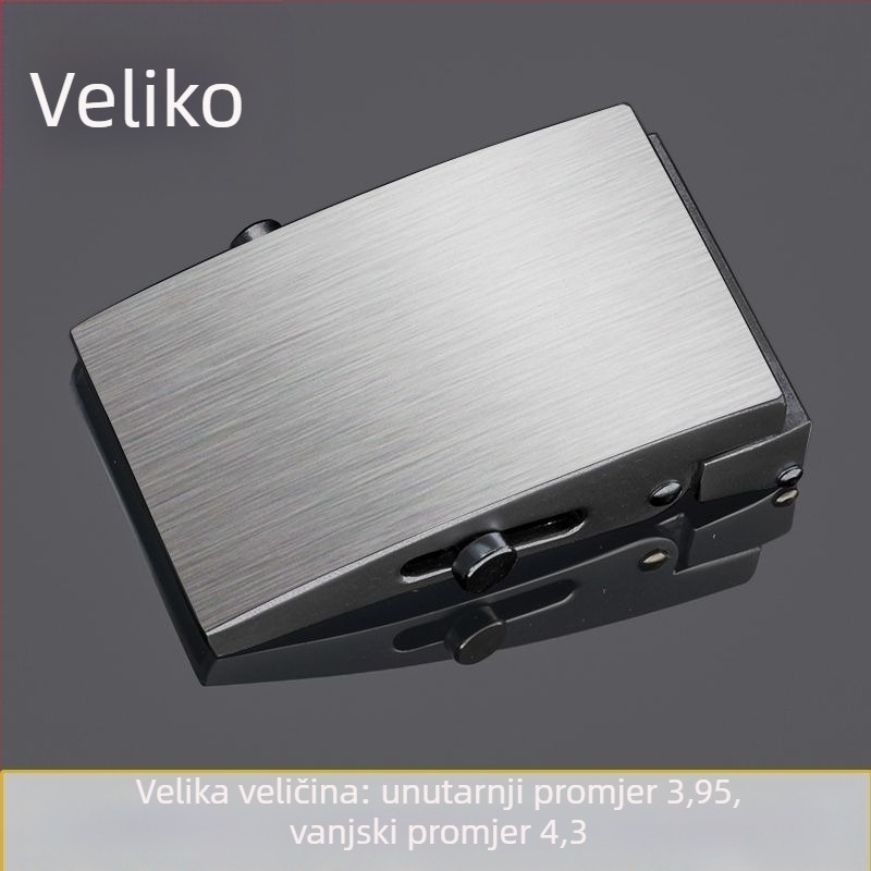 Plastična kopča za pojas, glatka/plosnata, za muškarce, ležerni stil