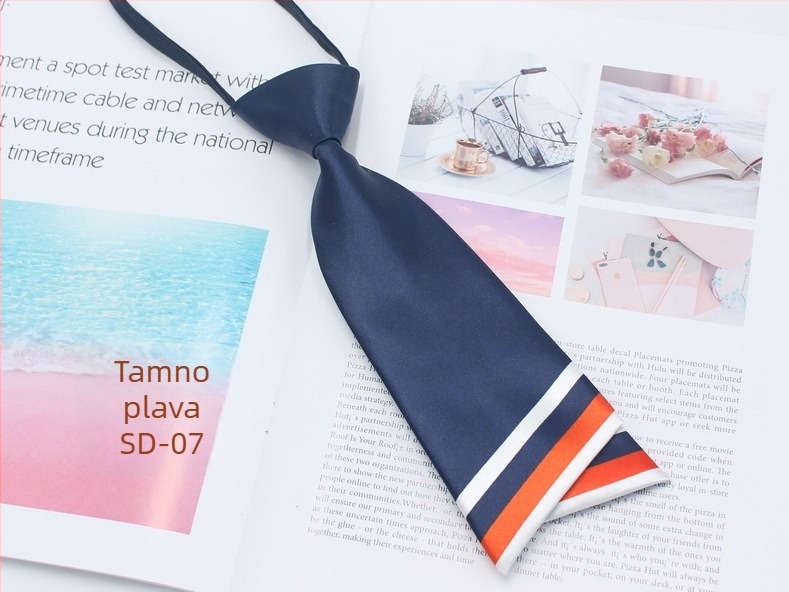 Ženski leptir mašna u korejskom stilu, dvostruki sloj, usklađen dizajn boja, poliestersko vlakno