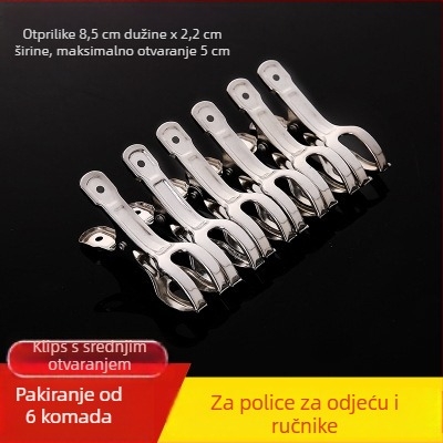 Nerđajući klips za sušenje, otporan na vjetar, univerzalan za čarape, košulje i druge odjeće