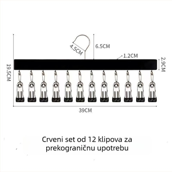Drvene klipse za pohranu – 10 ili 12 klipova, za donje rublje, čarape i odjeću, moderni minimalistički dizajn