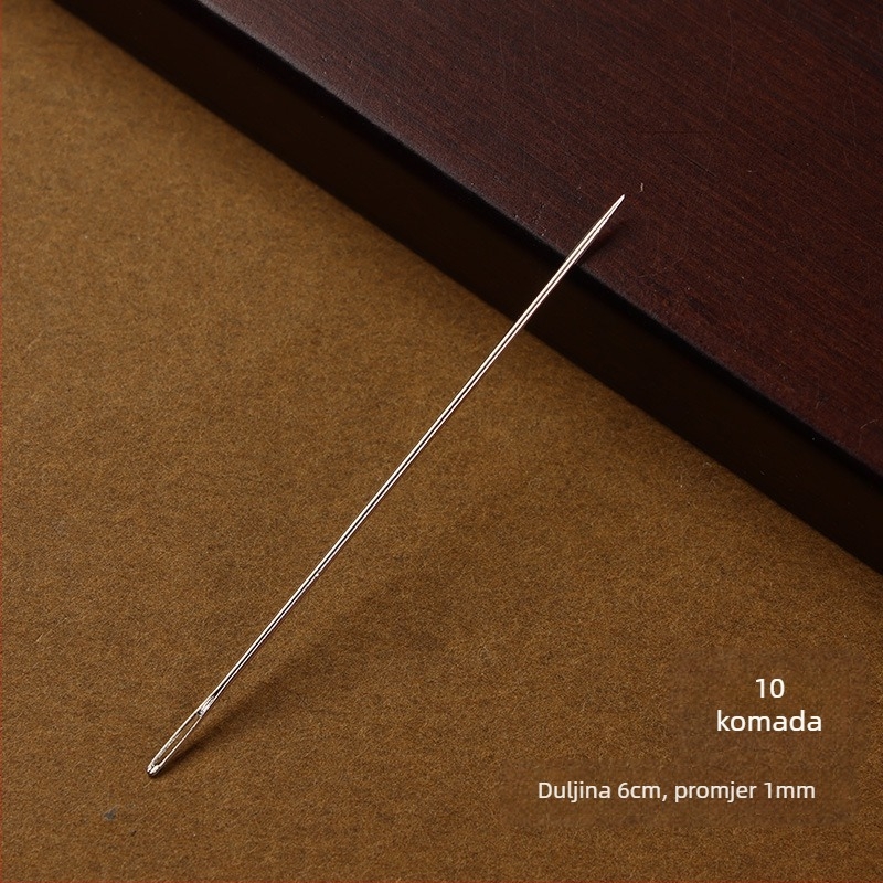 DIY dodatak za nakit: igla za perle sa srednjom rupom, nehrđajući čelik, lijevanje, marka Yishengwang