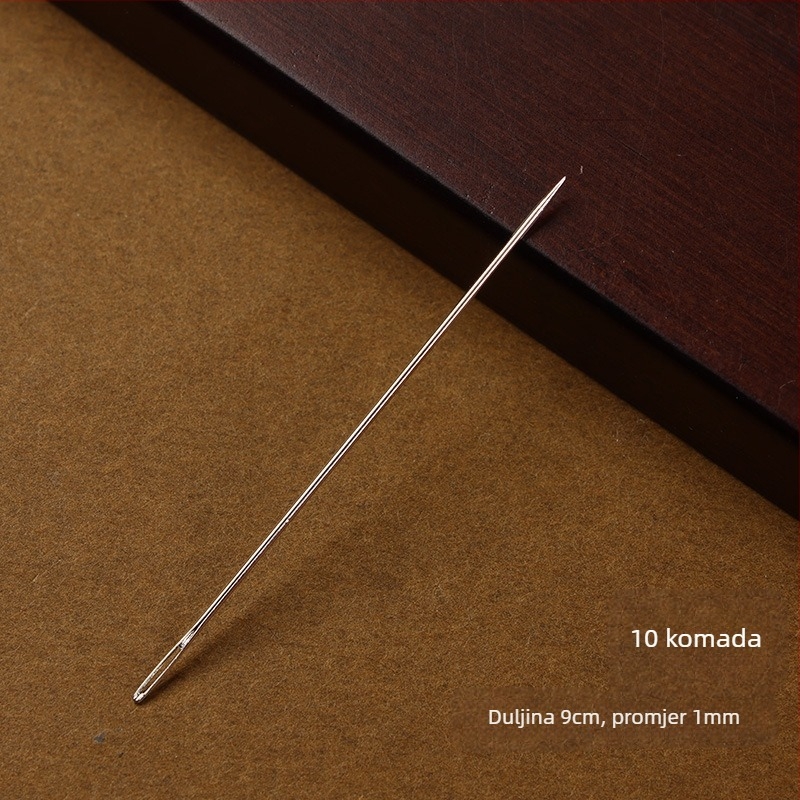 DIY dodatak za nakit: igla za perle sa srednjom rupom, nehrđajući čelik, lijevanje, marka Yishengwang
