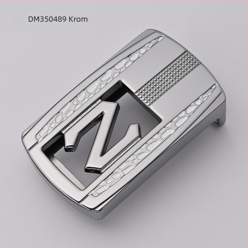 Muška kopča za remen – cinkovog legura, pravokutna glatka kopča, poslovni stil, sve sezone, proljeće 2024.