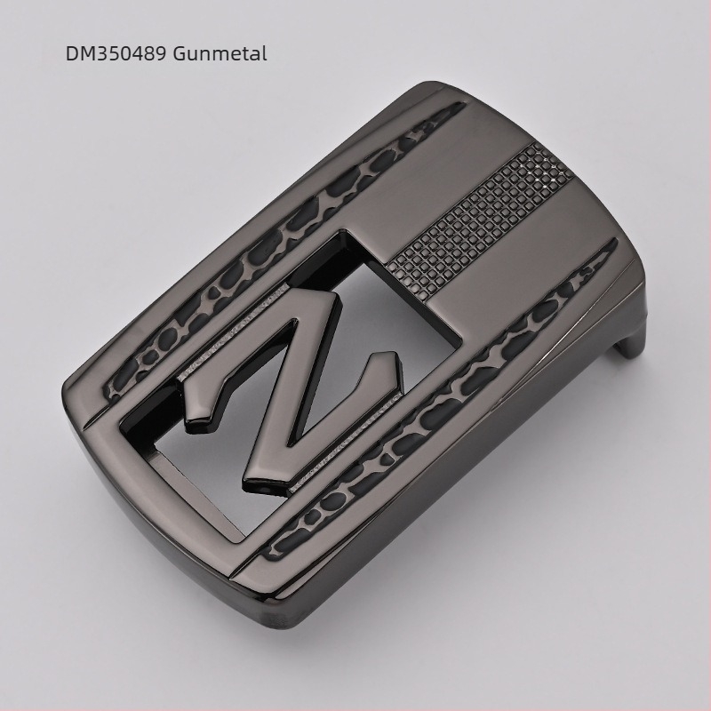 Muška kopča za remen – cinkovog legura, pravokutna glatka kopča, poslovni stil, sve sezone, proljeće 2024.