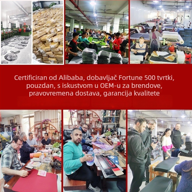 Mišja podloga od prirodnog kaučuka, protuklizna, tiskanje toplinskim prijenosom, OEM prilagodba