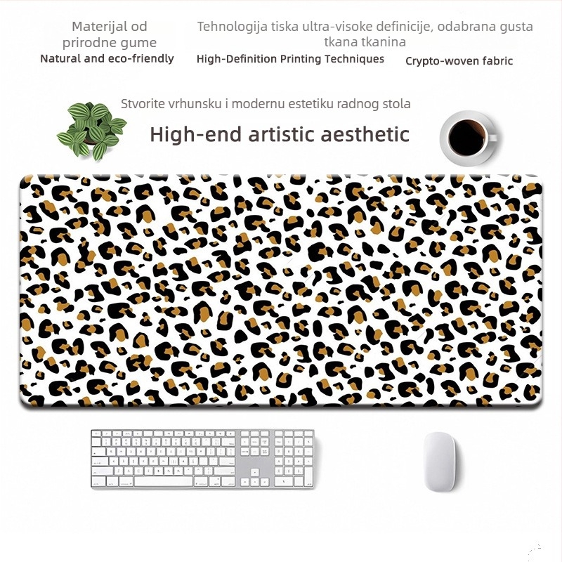 Mišja podloga od prirodnog kaučuka, protuklizna, tiskanje toplinskim prijenosom, OEM prilagodba