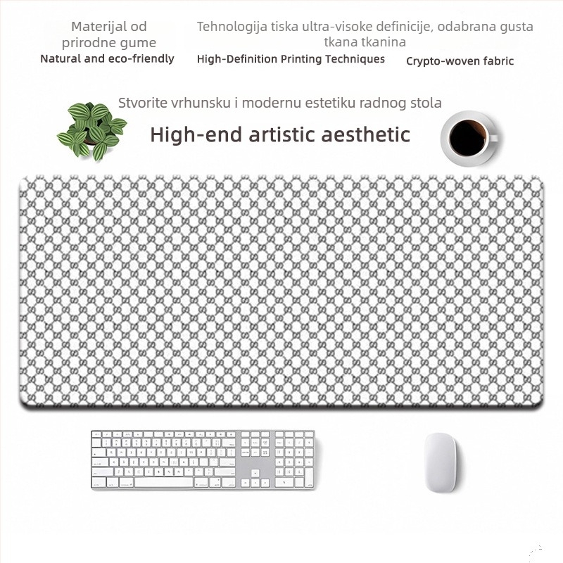 Mišja podloga od prirodnog kaučuka, protuklizna, tiskanje toplinskim prijenosom, OEM prilagodba