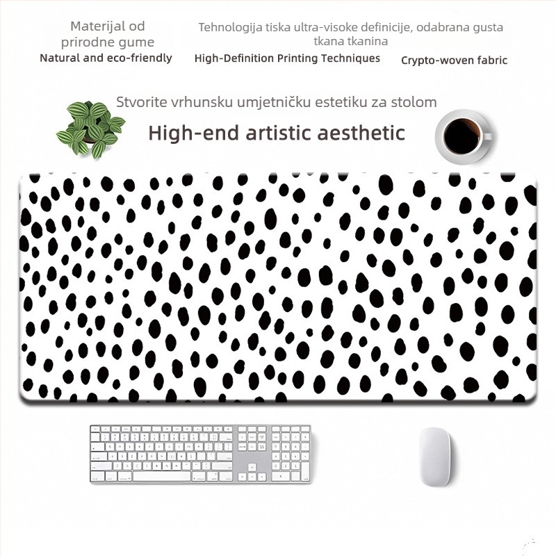 Mišja podloga od prirodnog kaučuka, protuklizna, tiskanje toplinskim prijenosom, OEM prilagodba