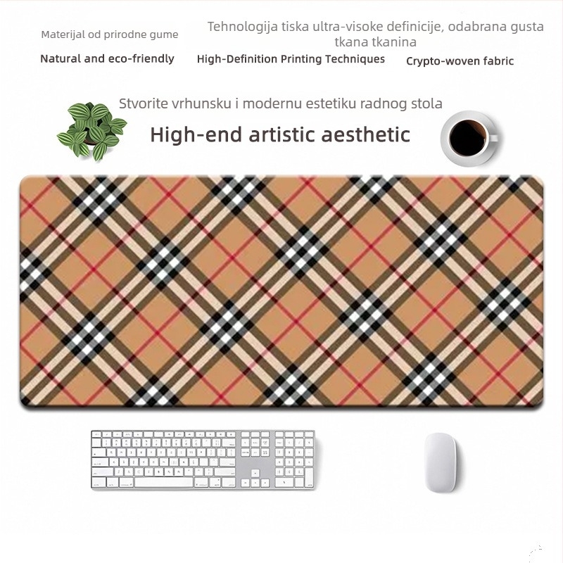 Mišja podloga od prirodnog kaučuka, protuklizna, tiskanje toplinskim prijenosom, OEM prilagodba