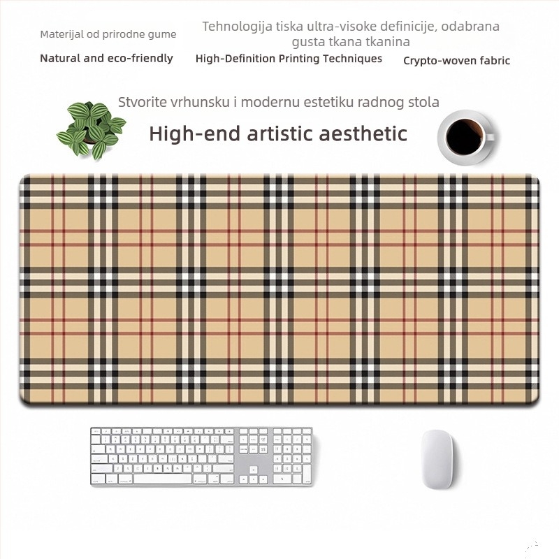 Mišja podloga od prirodnog kaučuka, protuklizna, tiskanje toplinskim prijenosom, OEM prilagodba