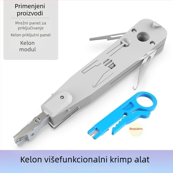 Žični probijački nož za mrežne kablove – 110 krimp kapacitet, 175 mm duljine, ABS ručka, 45# čelik