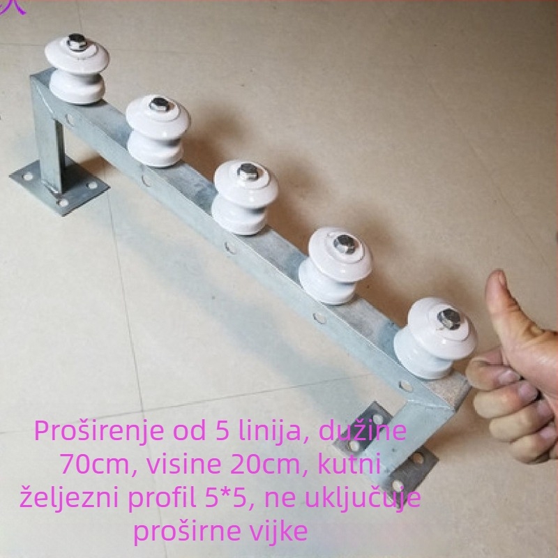 Zidni držač kablova za električne instalacije i privremeni kabelski stalak