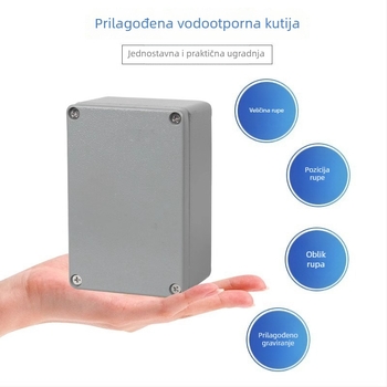 Lijevna aluminijska vanjska vodootporna kutija za terminale, 440V ili više, JZMTE, uvoz