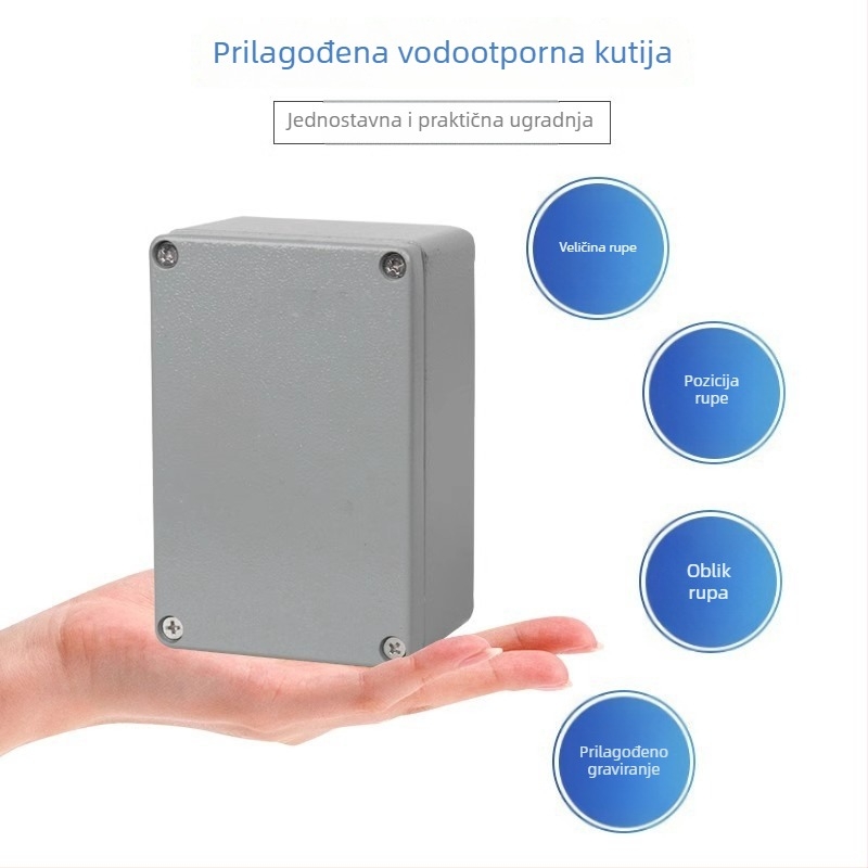 Lijevna aluminijska vanjska vodootporna kutija za terminale, 440V ili više, JZMTE, uvoz