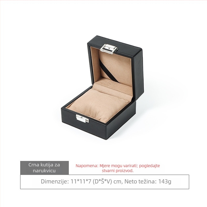 Nomes Mikrofiber kožna kutija za nakit za prstenje, ogrlice, narukvice i satove