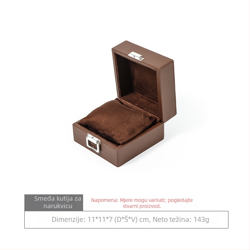 Nomes Mikrofiber kožna kutija za nakit za prstenje, ogrlice, narukvice i satove