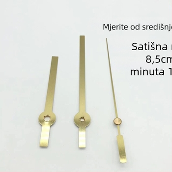 Kvarcni mehanizam za sat s metalnom kućištem i kazaljkama • Marka: Clock hand • Pogon: Quartz • Pakiranje: 500 komada