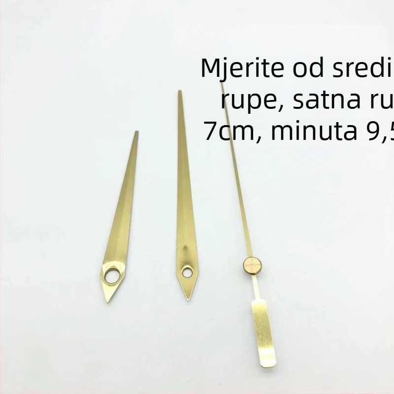 Kvarcni mehanizam za sat s metalnom kućištem i kazaljkama • Marka: Clock hand • Pogon: Quartz • Pakiranje: 500 komada