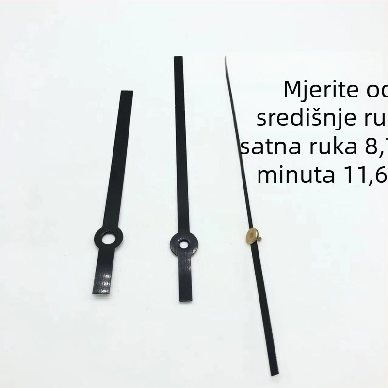Kvarcni mehanizam za sat s metalnom kućištem i kazaljkama • Marka: Clock hand • Pogon: Quartz • Pakiranje: 500 komada