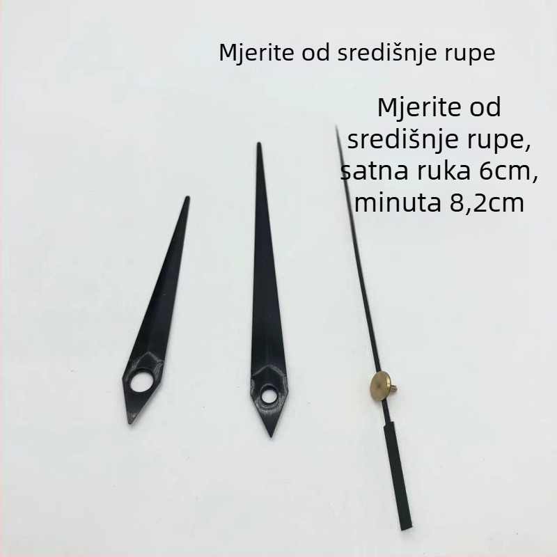 Kvarcni mehanizam za sat s metalnom kućištem i kazaljkama • Marka: Clock hand • Pogon: Quartz • Pakiranje: 500 komada