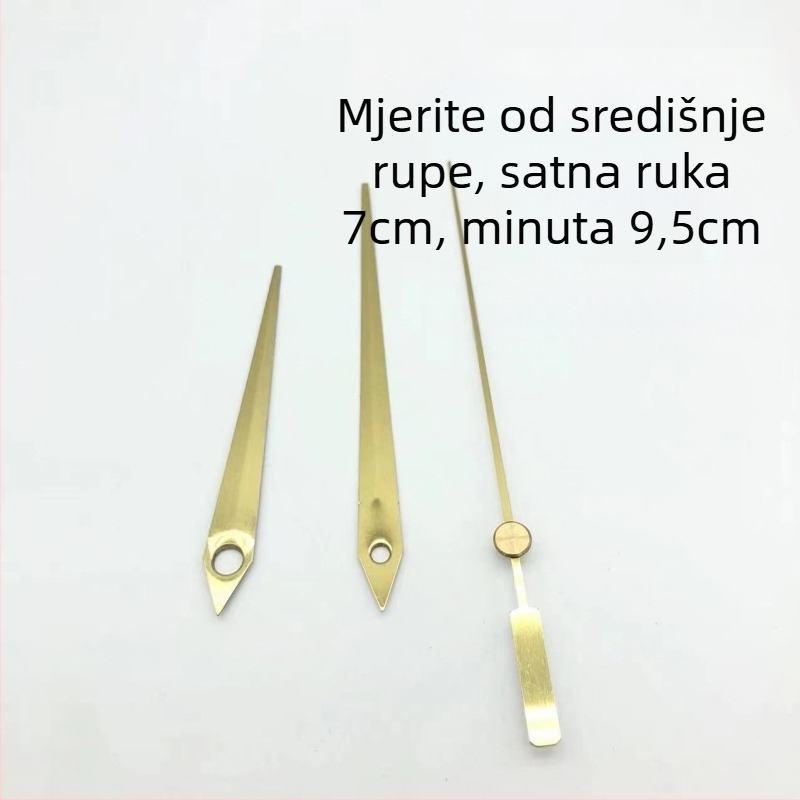 Kvarcni mehanizam za sat s metalnom kućištem i kazaljkama • Marka: Clock hand • Pogon: Quartz • Pakiranje: 500 komada