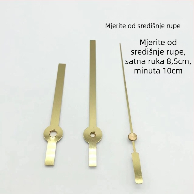 Kvarcni mehanizam za sat s metalnom kućištem i kazaljkama • Marka: Clock hand • Pogon: Quartz • Pakiranje: 500 komada