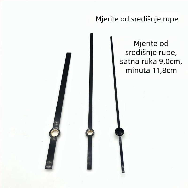 Kvarcni mehanizam za sat s metalnom kućištem i kazaljkama • Marka: Clock hand • Pogon: Quartz • Pakiranje: 500 komada