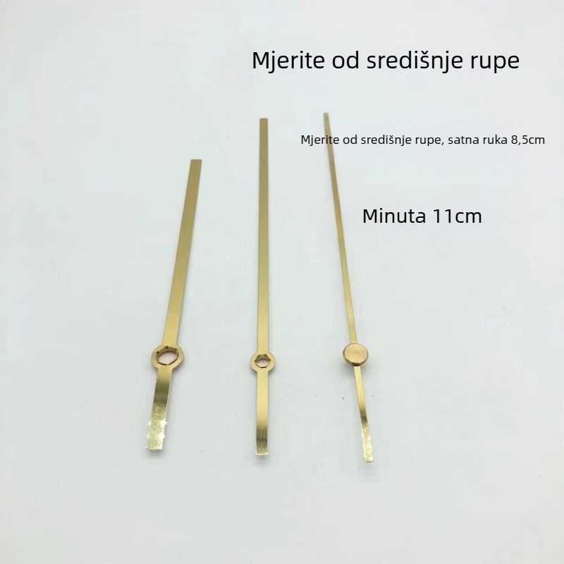 Kvarcni mehanizam za sat s metalnom kućištem i kazaljkama • Marka: Clock hand • Pogon: Quartz • Pakiranje: 500 komada