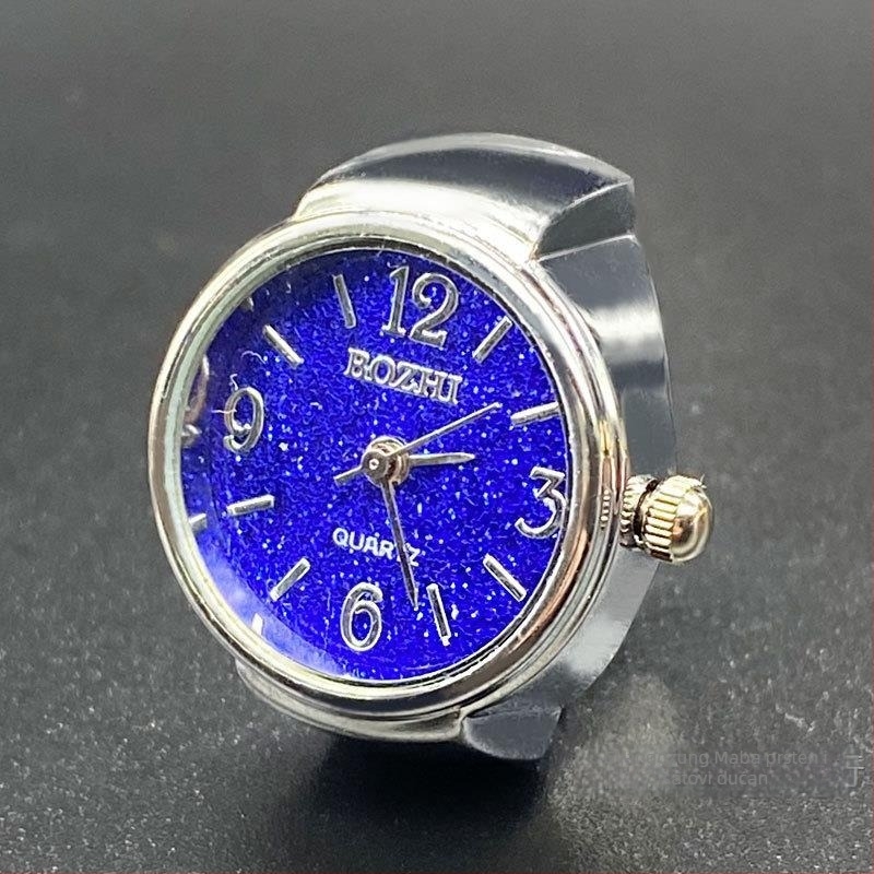Sat prsten s kućištem od legure, kvarcni mehanizam SL68, remen od nehrđajućeg čelika, kružni cifernik do 20 mm, debljina 8 mm