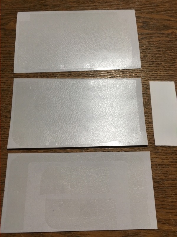 Prozirna zaštitna naljepnica za kućište 2DS/3DS, tekstura kože i tekstura liči, debljina 0.2 mm